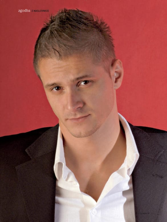 Sebastijan Matul na naslovnici Mariborčana, 2006