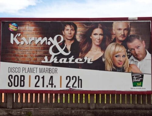 Jumbo plakat skupine Skater