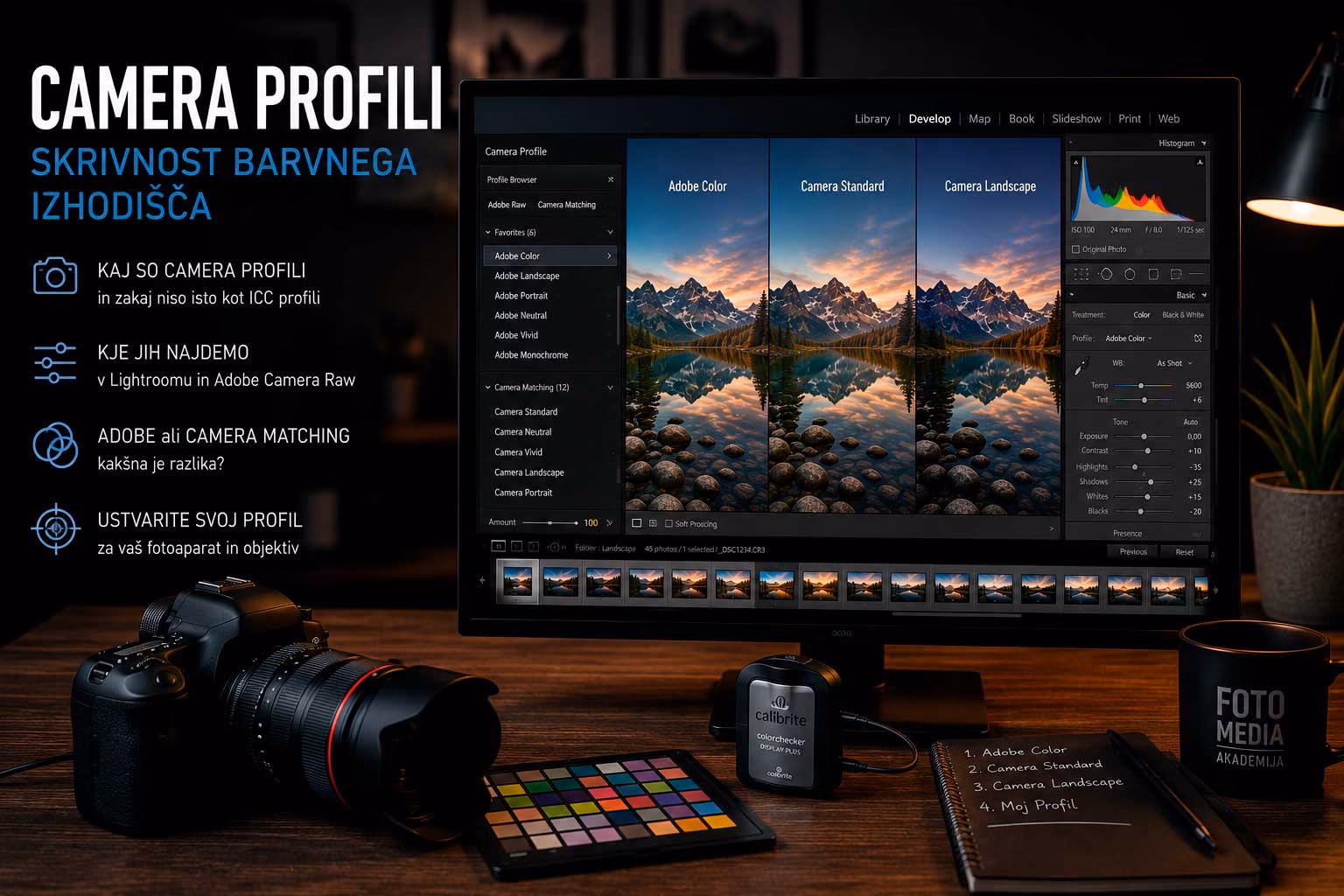 Camera Profili – skrivnost barvnega izhodišča